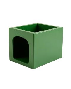 Willow Edge Empty Furniture-Style Litter Enclosure - Green (synthetic illustration; no displayed measurements)