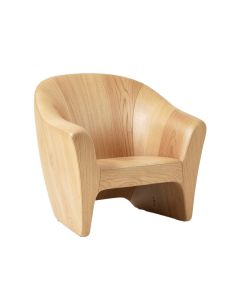 Modern Shell-Shaped Backrest Accent Chair