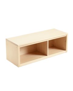 Cove Edge Shoe Storage Bench - Ivory