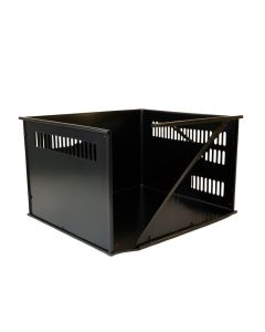 Juniper Canyon Empty Furniture-Style Pet Crate - Black