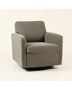 Mount Ida 30 '' Wide Polyester Swivel Armchair (synthetic illustration; no displayed measurements)