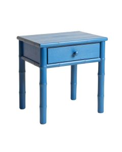 Maple Edge Side Table - Blue (synthetic illustration; no displayed measurements)