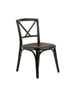Pine Edge Dining Chair - Black