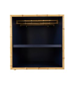 Aspen Bluff Empty Mug-Storage Cabinet Insert - Navy (synthetic illustration; no displayed measurements)