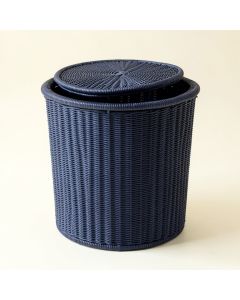 Stone Brook Laundry Hamper - Navy (synthetic illustration; no displayed measurements)