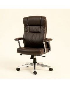 Leather Ergonomic Office Executive Chair (synthetic illustration; no displayed measurements)