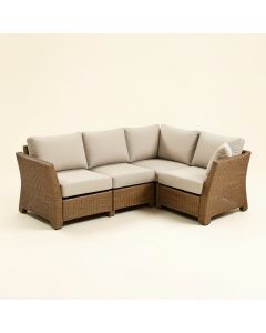 Outdoor 4 Piece Sofa Seating Group With Cushions (synthetic illustration; no displayed measurements)