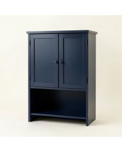 Summit Brook Wall-Mounted Laundry Cabinet - Navy (synthetic illustration; no displayed measurements)