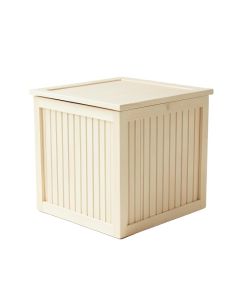 Pine Brook Closed Outdoor Storage Box - Ivory (synthetic illustration; no displayed measurements)