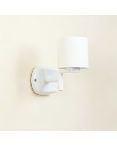 Slate Bridge Wall Sconce Mounted On A Plain Wall - White (synthetic illustration; no displayed measurements)
