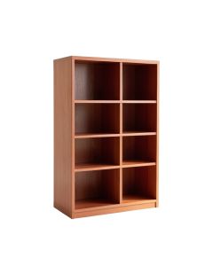 Aspen Bridge Freestanding Bookcase - Terracotta (synthetic illustration; no displayed measurements)