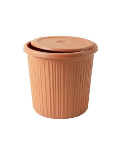 Willow Arc Laundry Hamper - Terracotta (synthetic illustration; no displayed measurements)