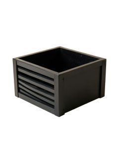 Lake Crossing Empty Furniture-Style Litter Enclosure - Black (synthetic illustration; no displayed measurements)
