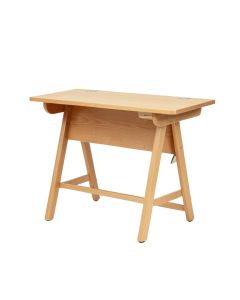 Office Wood Look Ladder Desk (synthetic illustration; no displayed measurements)
