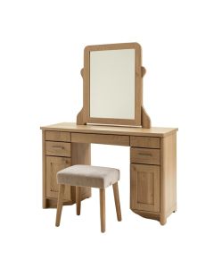 Denerick Vanity Set With Stool And Mirror