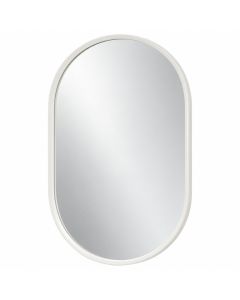 Meadow Arc Framed Wall Mirror - White