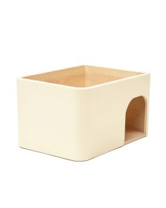 Sage Bluff Empty Furniture-Style Litter Enclosure - Cream