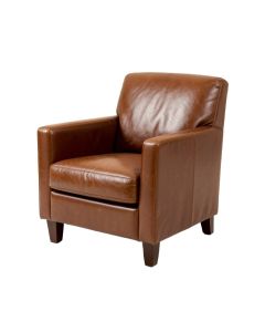 Glandy Leather Arm Chair