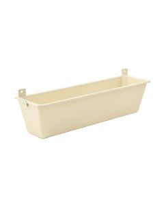 Oak Branch Empty Railing Planter With Integral Brackets - Cream (synthetic illustration; no displayed measurements)