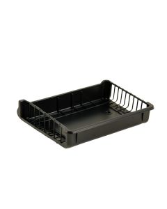 Field Branch Empty Under-Desk Cable Tray - Black (synthetic illustration; no displayed measurements)