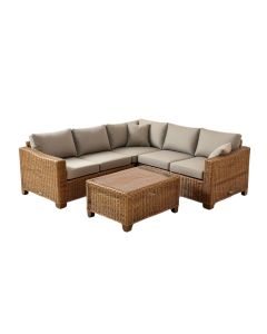 Bain 8 Piece Rattan Sectional Seating Group With Cushions