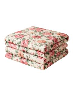 Broadwell Reversible Floral Cotton 6 Piece Coverlet Set
