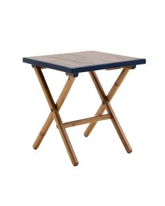 Maple Bluff Compact Balcony Table - Navy