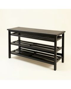 Briar Arc Shoe Storage Bench (synthetic illustration; no displayed measurements)