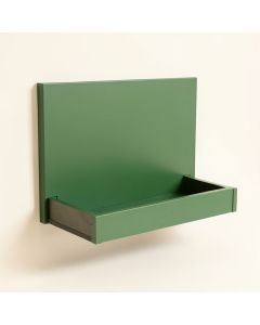 Cliff Bluff Empty Wall-Mounted Tool Organizer Panel - Green (synthetic illustration; no displayed measurements)