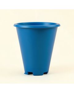Linden Crossing Empty Railing Planter With Integral Brackets - Blue (synthetic illustration; no displayed measurements)