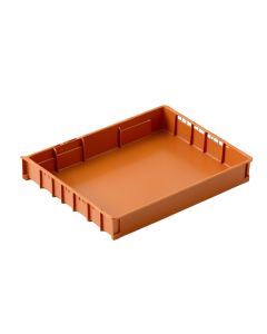 Hazel Field Empty Under-Desk Cable Tray - Terracotta (synthetic illustration; no displayed measurements)