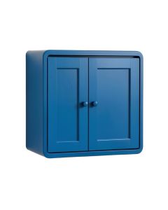 Bay Branch Wall-Mounted Entry Cabinet - Blue (synthetic illustration; no displayed measurements)