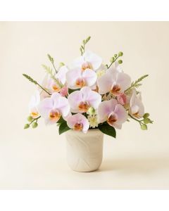 Artificial Orchids Floral Arrangement (synthetic illustration; no displayed measurements)