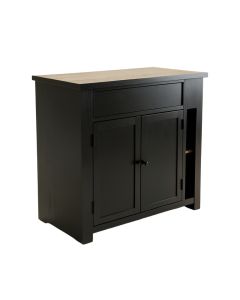 Rowan Crossing Freestanding Laundry Folding Counter - Black