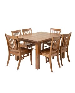 Villani Drop Leaf Solid Wood Dining Set