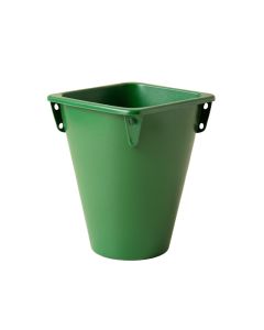 Juniper Bend Empty Railing Planter With Integral Brackets - Green
