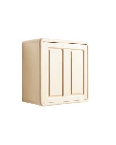 Stone Dell Wall-Mounted Entry Cabinet - Ivory