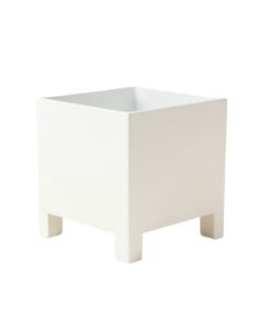 Laurel Arc Empty Raised Planter - White (synthetic illustration; no displayed measurements)
