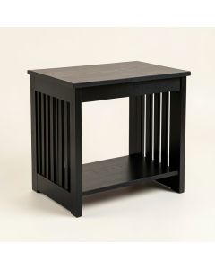 Cove Arc Small Writing Desk - Black (synthetic illustration; no displayed measurements)