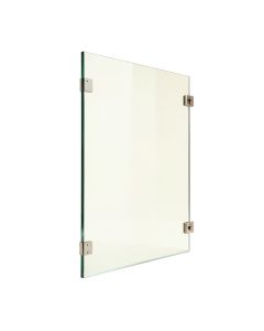 40 '' X 78 '' Frameless Fixed Glass Panel (synthetic illustration; no displayed measurements)