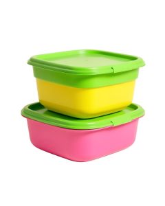 Large Plastic Kitchen Saver 3 Container Food Storage Set