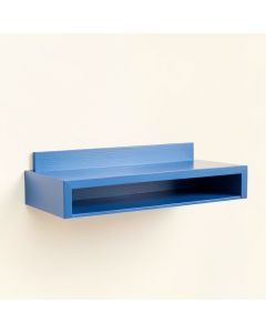 Clay Bend Wall-Mounted Shelf - Blue (synthetic illustration; no displayed measurements)