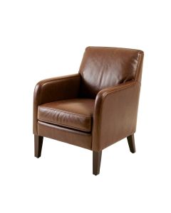 Bertrix Genuine Leather Dining Chair (synthetic illustration; no displayed measurements)