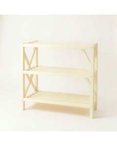 Cedar Bridge Empty Seed-Starting Shelving Unit Without Lights - Ivory (synthetic illustration; no displayed measurements)