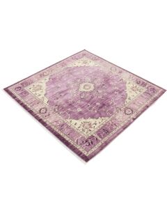 Aimes Power Loom Plum/Purple/Ivory Rug