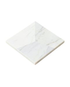0.422 '' X 0.125 '' Marble Chevron Mosaic Tile