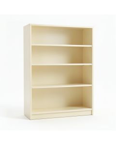 Ridge Edge Freestanding Bookcase - Cream (synthetic illustration; no displayed measurements)