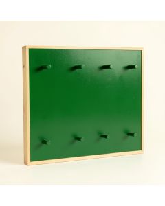 Heath Branch Empty Wall-Mounted Tool Organizer Panel - Green (synthetic illustration; no displayed measurements)