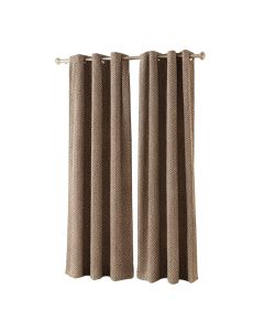 Benner Geometric Room Darkening Grommet Curtain Panels