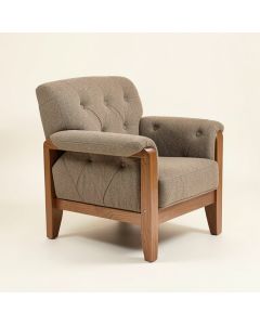 Wafford 33 '' Wide Tufted Polyester Armchair (synthetic illustration; no displayed measurements)